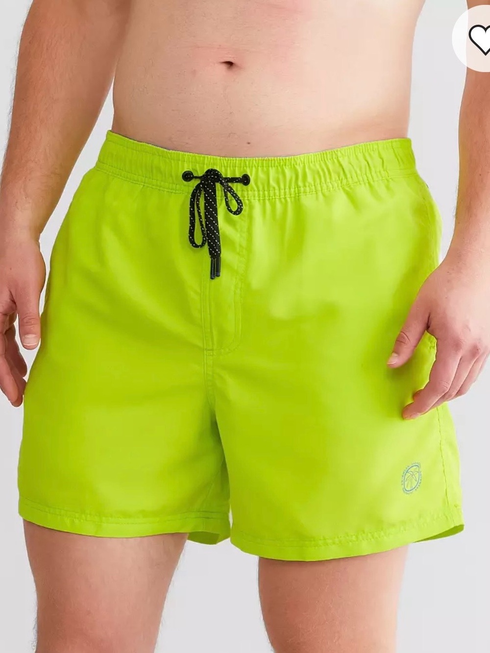 Jack and Jones Neon Lime Men’s Swim Trunks